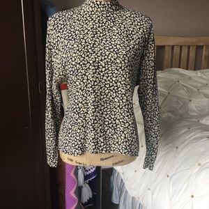 Vintage back button blouse